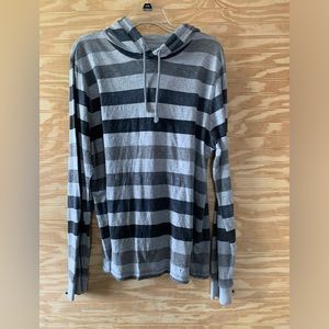 Long sleeve hooded shirt Aeropostale large striped